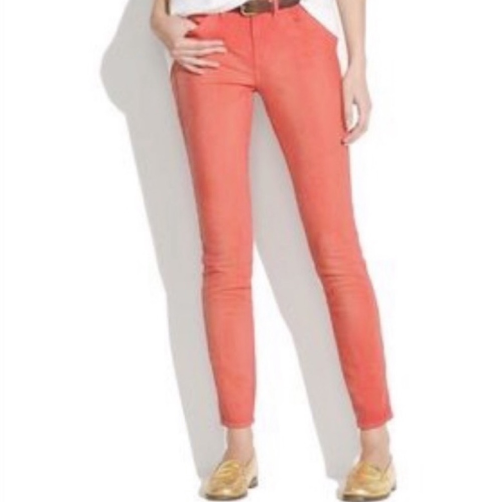 Madewell Skinny Ankle jeans - coral